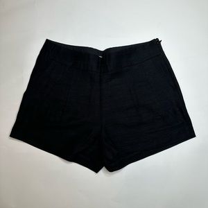 COPY - NWT JCrew Factory Linen Shorts 4 Black